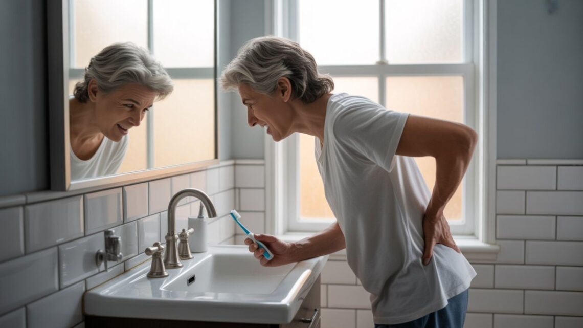 Lower Back Pain On One Side When Brushing Teeth